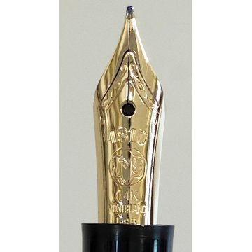 MONTBLANC Meisterstuck 114 HOMMAGE W. A. Mozart NERO ORO Penna Stilografica MINI