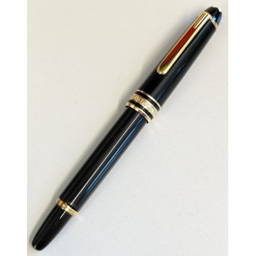 MONTBLANC Meisterstuck 114 HOMMAGE W. A. Mozart NERO ORO Penna Stilografica MINI