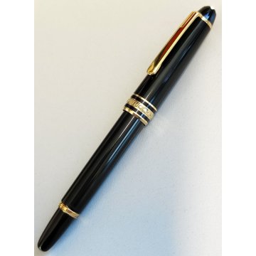 MONTBLANC Meisterstuck 114 HOMMAGE W. A. Mozart NERO ORO Penna Stilografica MINI