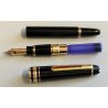 MONTBLANC Meisterstuck 114 HOMMAGE W. A. Mozart NERO ORO Penna Stilografica MINI