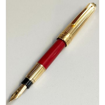 MONTBLANC Meisterstuck 114 HAWAM Coral ROSSO ORO Penna Stilografica MINI nib 18k