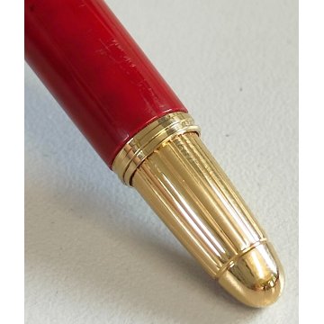 MONTBLANC Meisterstuck 114 HAWAM Coral ROSSO ORO Penna Stilografica MINI nib 18k