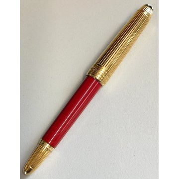 MONTBLANC Meisterstuck 114 HAWAM Coral ROSSO ORO Penna Stilografica MINI nib 18k