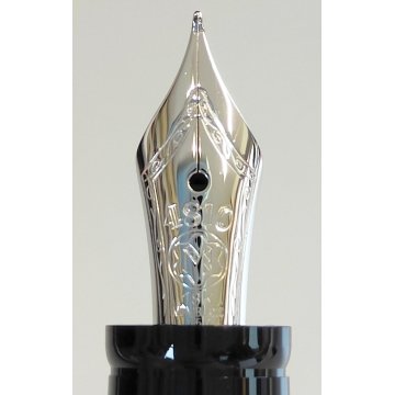 Montblanc BOHEME Platinum Crystal PENNA STILOGRAFICA nib ORO 18k Fountain Pen