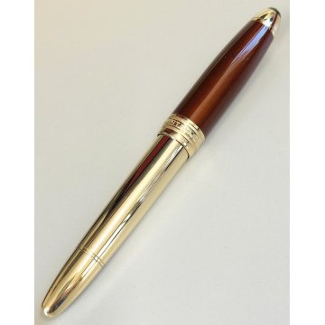 Montblanc SOLITAIRE Le Grand Citrine PENNA STILOGRAFICA nib ORO 18k Fountain Pen