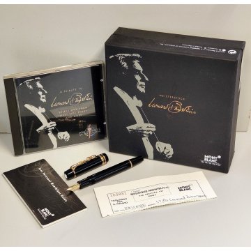 MONTBLANC Leonard Bernstein PENNA STILOGRAFICA Fountain Pen PHILHARMONIA box CD