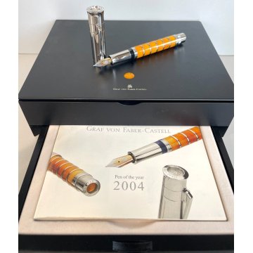 PENNA STILOGRAFICA GRAF VON FABER CASTELL AMBER OF THE YEAR 2004 FOUNTAIN PEN