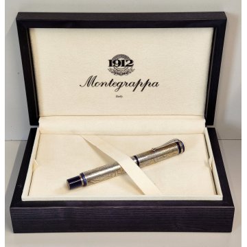 MONTEGRAPPA Gea 2001 Lim. Edition PENNA STILOGRAFICA Argento 925 FOUNTAIN PEN