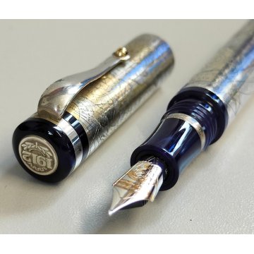 MONTEGRAPPA Gea 2001 Lim. Edition PENNA STILOGRAFICA Argento 925 FOUNTAIN PEN