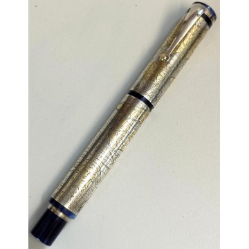 MONTEGRAPPA Gea 2001 Lim. Edition PENNA STILOGRAFICA Argento 925 FOUNTAIN PEN