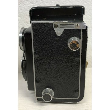 ANTICA MACCHINA FOTOGRAFICA ROLLEICORD XENAR FRANKE HEIDECKE NERO DECORATA EPOCA