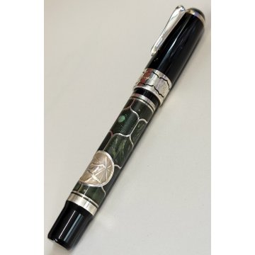 MONTEGRAPPA Cosmos ENIGMA Lim. Edition PENNA STILOGRAFICA Argento FOUNTAIN PEN