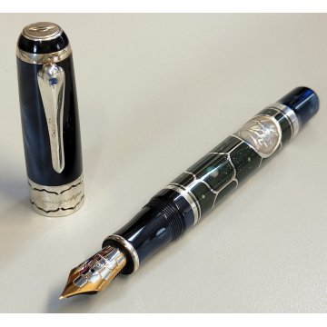 MONTEGRAPPA Cosmos ENIGMA Lim. Edition PENNA STILOGRAFICA Argento FOUNTAIN PEN