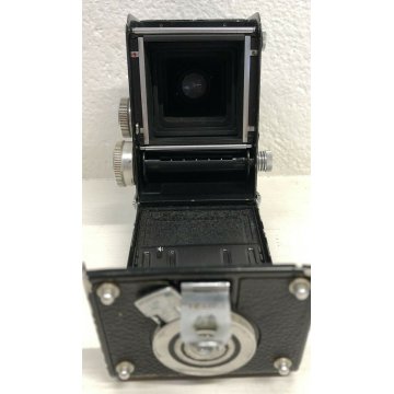 ANTICA MACCHINA FOTOGRAFICA ROLLEICORD XENAR FRANKE HEIDECKE NERO DECORATA EPOCA