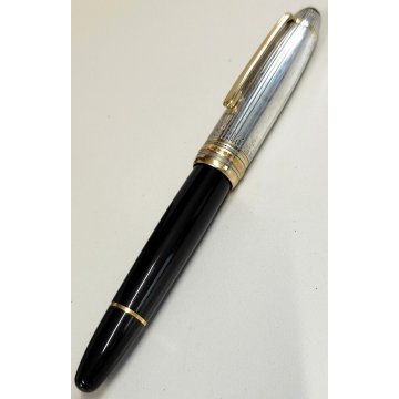 Montblanc SOLITAIRE 146 Doué Argento 925 PENNA STILOGRAFICA Fountain Pen PLUME