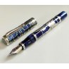 MONTEGRAPPA Euro 2002 Lim. Edition PENNA STILOGRAFICA Argento 925 FOUNTAIN PEN