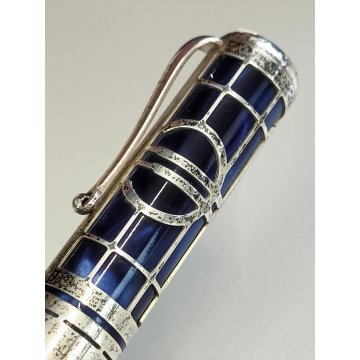 MONTEGRAPPA Euro 2002 Lim. Edition PENNA STILOGRAFICA Argento 925 FOUNTAIN PEN