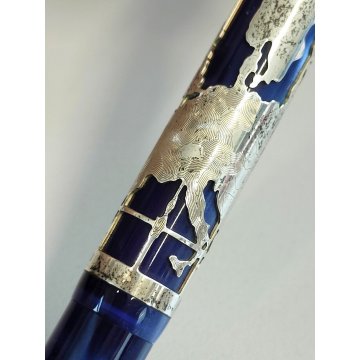 MONTEGRAPPA Euro 2002 Lim. Edition PENNA STILOGRAFICA Argento 925 FOUNTAIN PEN