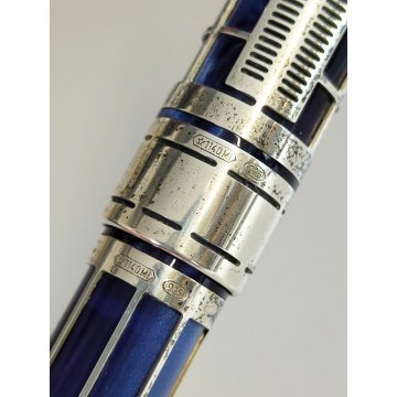 MONTEGRAPPA Euro 2002 Lim. Edition PENNA STILOGRAFICA Argento 925 FOUNTAIN PEN