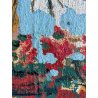 GRANDE QUADRO OLIO TELA  Cascella "Portofino" POLIMATERICO MARINA PAESAGGIO 1980