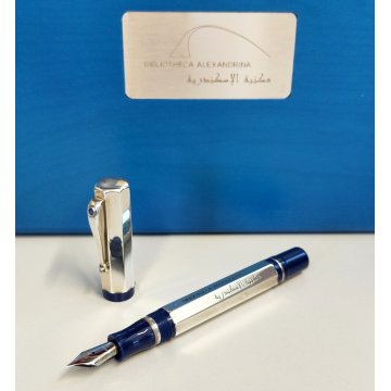 MONTEGRAPPA Bibliotheca Alexandrina Lim. Edition PENNA STILOGRAFICA Argento 925