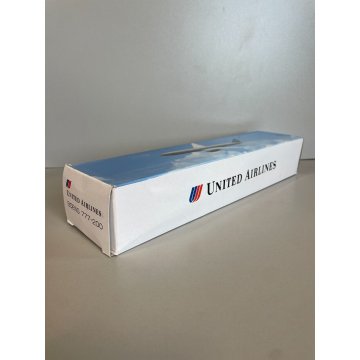 MODELLINO AEREO BOEING 777-200 United Airlines 1:250 MODELLO STATICO PLASTICA