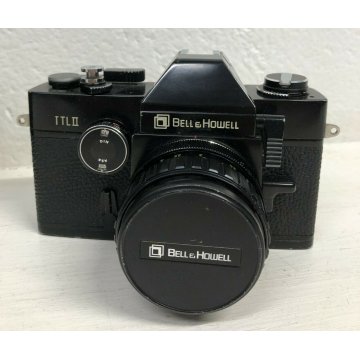 ANTICA MACCHINA FOTOGRAFICA BELL E HOWELL TTL 2 ORIGINALE VINTAGE NERO EPOCA OLD