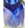 VASO MURANO VETRO SOMMERSO A. Mandruzzato BLU COBALTO SFACCETTATO VINTAGE '50