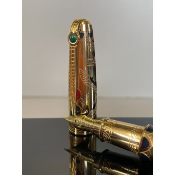 PENNA STILOGRAFICA S.T DUPONT PHARAOH EDIZIONE LIMITATA FOUNTAIN PEN BOX 2004