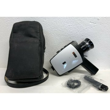 TELECAMERA CINEPRESA VINTAGE BAUER C4 MAKRO SUPER 8MM SCATOLA MADE MALAYSIA OLD 