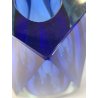 VASO MURANO VETRO SOMMERSO A. Mandruzzato BLU COBALTO SFACCETTATO VINTAGE '50