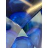 VASO MURANO VETRO SOMMERSO A. Mandruzzato BLU COBALTO SFACCETTATO VINTAGE '50