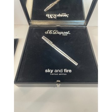 PENNA STILOGRAFICA S.T DUPONT SKY AND FIRE EDIZIONE LIMITATA FOUNTAIN PEN BOX