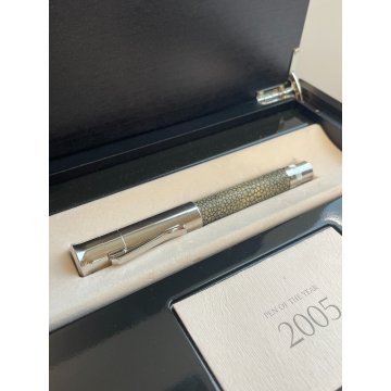 PENNA STILOGRAFICA GRAF VON FABER CASTELL 2005 FOUNTAIN PEN Galuchat oliva box