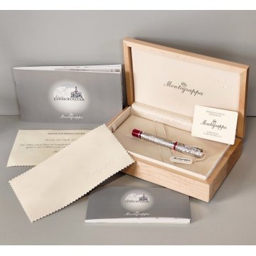 MONTEGRAPPA Cosmopolitan Lim Edition PENNA STILOGRAFICA Argento 925 FOUNTAIN PEN