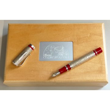 MONTEGRAPPA Cosmopolitan Lim Edition PENNA STILOGRAFICA Argento 925 FOUNTAIN PEN