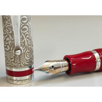 MONTEGRAPPA Cosmopolitan Lim Edition PENNA STILOGRAFICA Argento 925 FOUNTAIN PEN