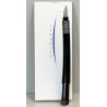 WATERMAN Serenite PENNA STILOGRAFICA Vintage Fountain Pen NERO ARGENTO plume BOX