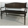 PANCA PANCHINA SEDIA LEGNO CURVO DIVANETTO THONET 3 POSTI DECORAZIONI EPOCA 1900