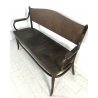 PANCA PANCHINA SEDIA LEGNO CURVO DIVANETTO THONET 3 POSTI DECORAZIONI EPOCA 1900