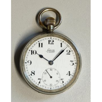 ANTICO OROLOGIO TASCA Lanco EPOCA anni 60 OLD POCKET WATCH montre de poche SWISS