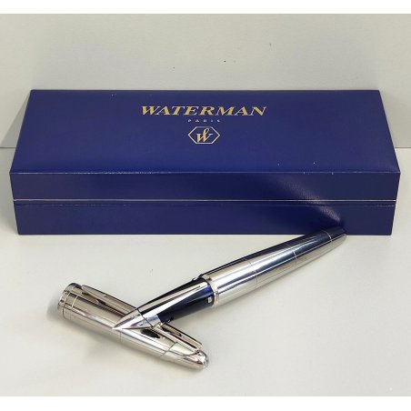 WATERMAN Edson ARGENTO Lim. Edition PENNA STILOGRAFICA Vintage Fountain Pen BOX