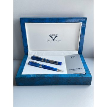 PARURE PENNA STILOGRAFICA SFERA VISCONTI EMPIRE EDIZIONE LIMITATA BOX PEN ROLL