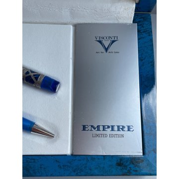 PARURE PENNA STILOGRAFICA SFERA VISCONTI EMPIRE EDIZIONE LIMITATA BOX PEN ROLL