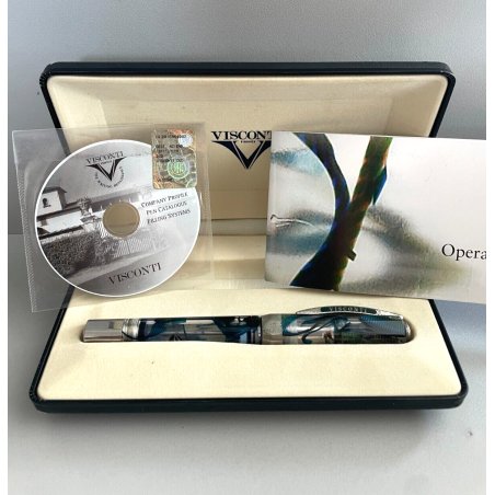 PENNA STILOGRAFICA VISCONTI OPERA MASTER DEMO BLUE EDIZIONE LIMITATA PEN BOX