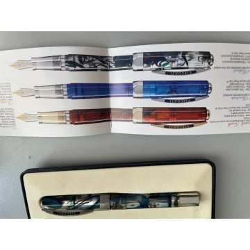 PENNA STILOGRAFICA VISCONTI OPERA MASTER DEMO BLUE EDIZIONE LIMITATA PEN BOX