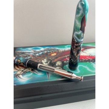 PENNA STILOGRAFICA VISCONTI THE DRAGON EDIZIONE LIMITATA BOX FOUNTAIN PEN 004