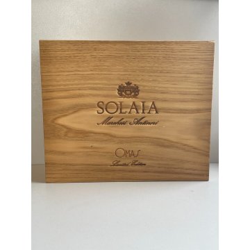 PENNA STILOGRAFICA OMAS SOLAIA LEGNO BOX ARGENTO FOUNTAIN PEN EDIZIONE LIMITATA