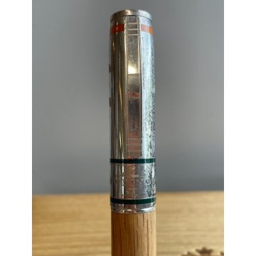 PENNA STILOGRAFICA OMAS SOLAIA LEGNO BOX ARGENTO FOUNTAIN PEN EDIZIONE LIMITATA