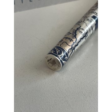 PENNA STILOGRAFICA OMAS SAMO ARGENTO FOUNTAIN PEN EDIZIONE LIMITATA BROCHURE